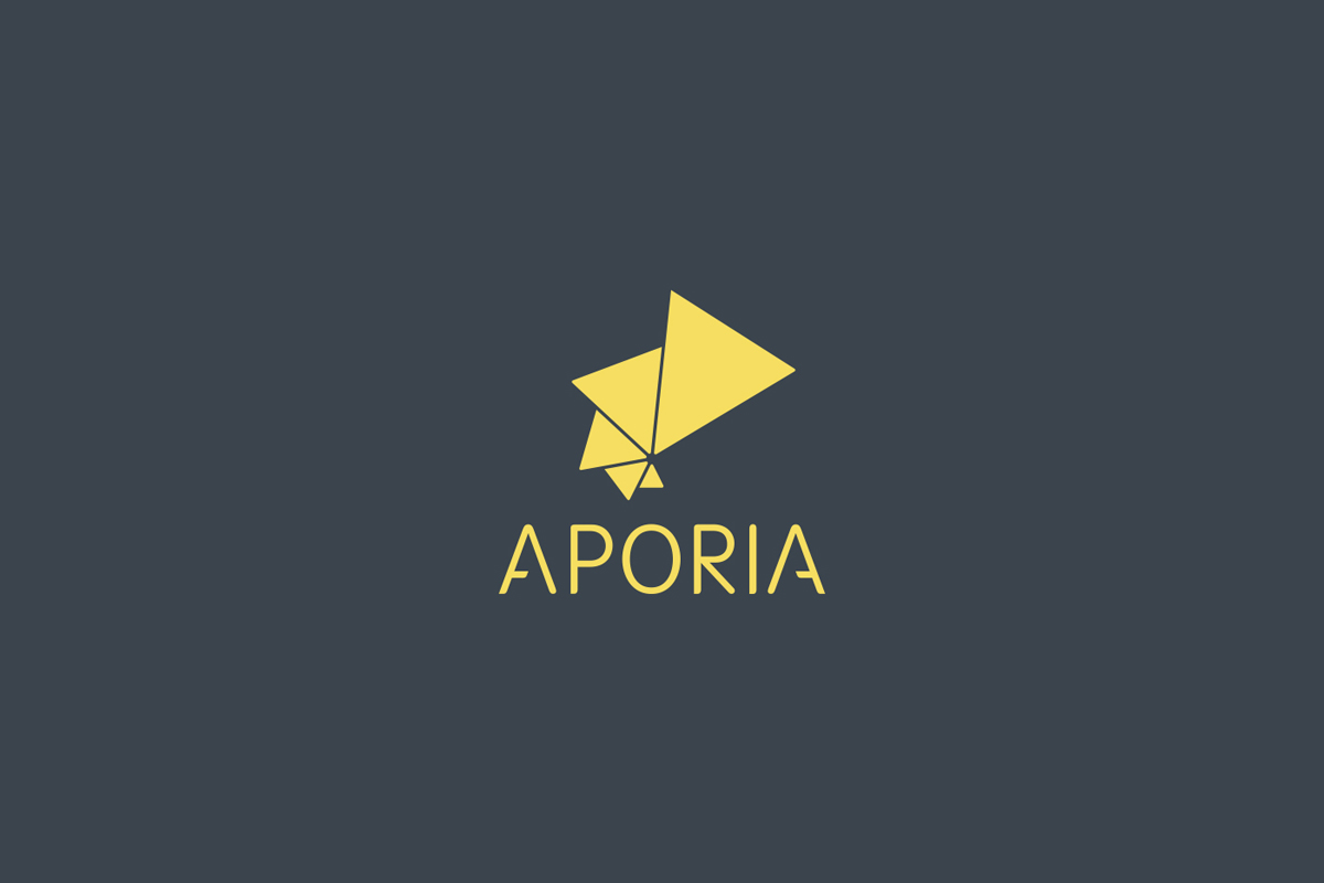 Aporia logo by Stan Diers, Graphic Design and Branding in Hong Kong